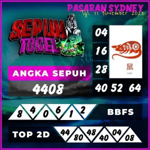 Prediksi Bocoran SYDNEY 11 November