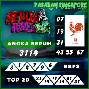 Prediksi Bocoran SINGAPORE 11 November