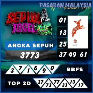 Prediksi Bocoran MALAYSIA 13 November