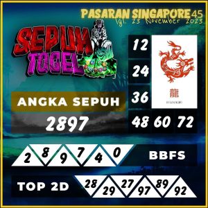 Prediksi Bocoran SINGAPORE 45 23 November