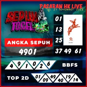 Prediksi Bocoran HONGKONG LIVE 27 November